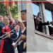 Amor con amor se paga: paisanos llevan mariachi y serenata a hotel donde se hospeda el Presidente López Obrador