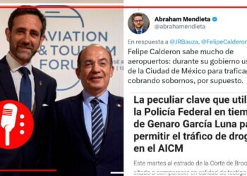 Calderón participa en foro sobre aviación; en redes explican que el panista sabe mucho de aeropuertos para el tráfico de drogas