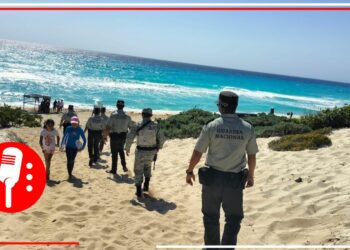 Guardia Nacional refuerza seguridad en diferentes playas de México durante Semana Santa