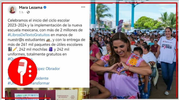 Imágenes tomadas de la cuenta de Facebook: Mara Lezama