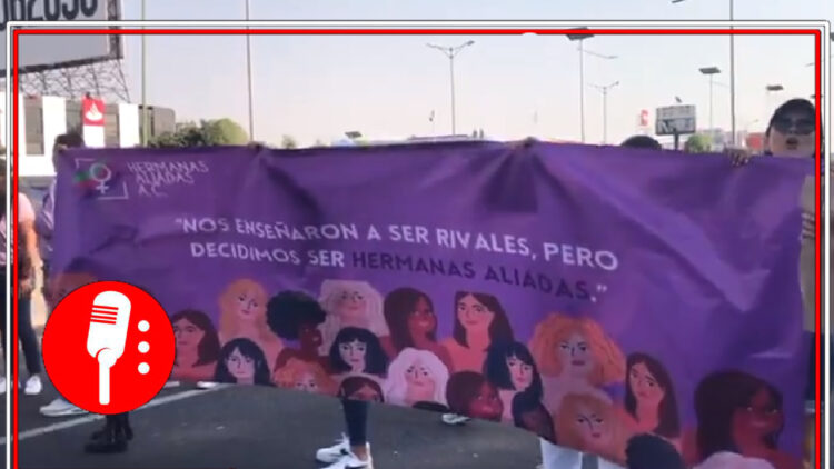 Protestan en Periférico Norte
