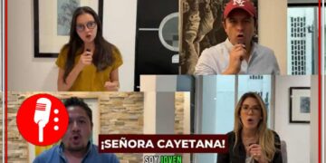 "Estamos comprometidos con quien será la primera presidenta de México", se escucha a los jóvenes respaldar a la candidata de Morena