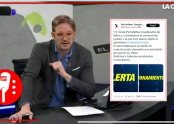 Hernán Gómez Bruera. Foto: La octava/Facebook | Captura de pantalla: X/@PDesplazadosMX