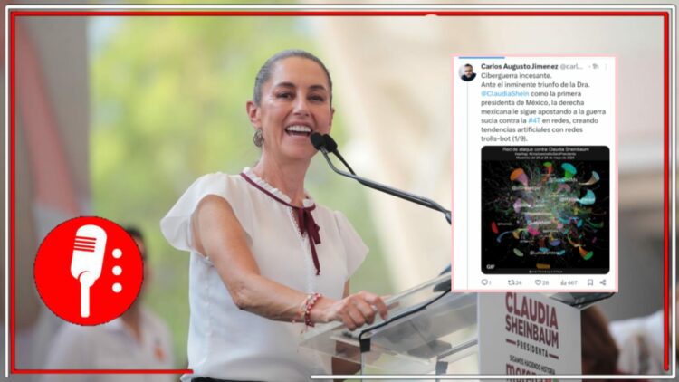 Claudia Sheinbaum. Foto: X/@fernandeznorona | Captura de pantalla X.