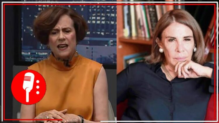 Denise Dresser y Sabina Berman. Fotos: Captura de video Latinus/ Sabina Facebook.