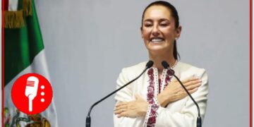 Claudia Sheinbaum en el Teatro Metropolitan. Foto: Reuters