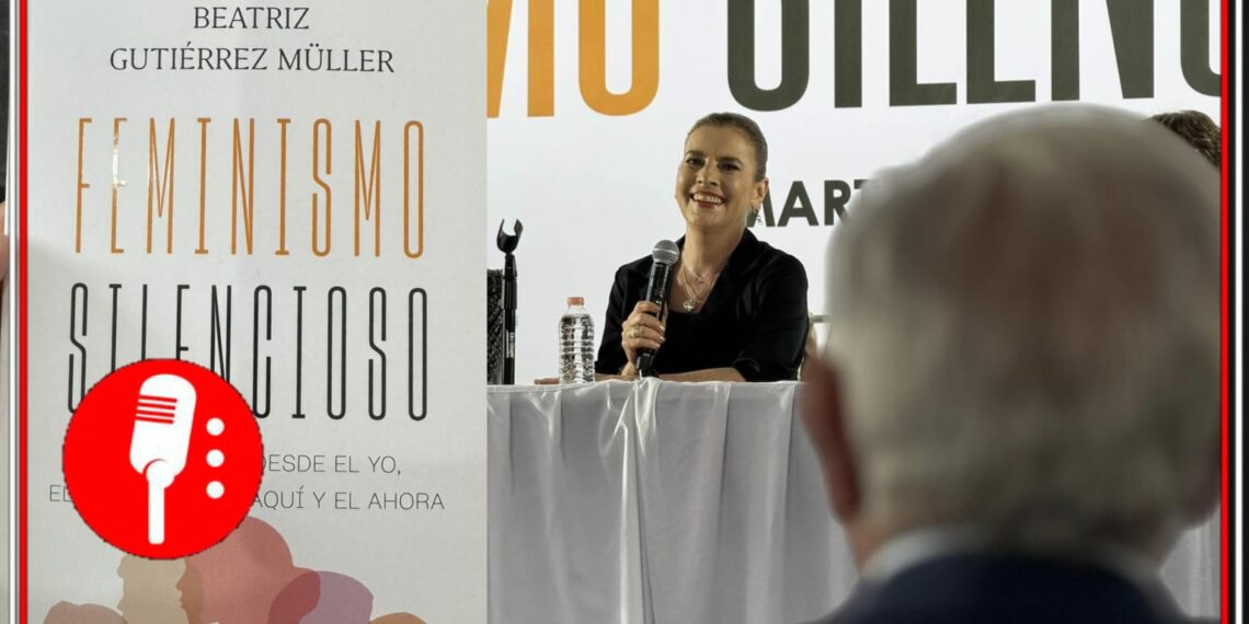 Beatriz Gutiérrez Müller y AMLO. Fotos: Miguel Torruco/X y Facebook