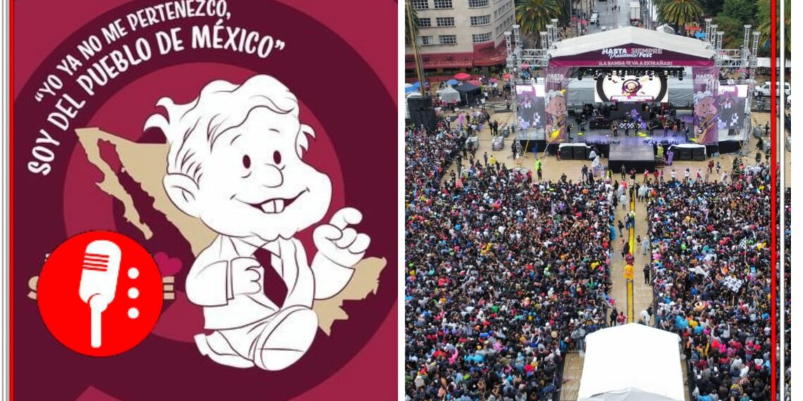 ¡Hasta siempre, Presidente! Miles de AMLOvers despiden a López Obrador con música y mucho cariño en el Monumento a la Revolución