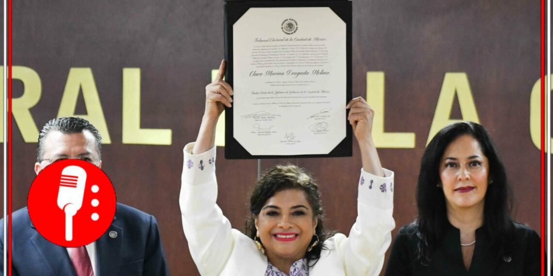 Clara Brugada recibe constancia de validez de la elección en la Ciudad de México. Foto: Cuartoscuro.