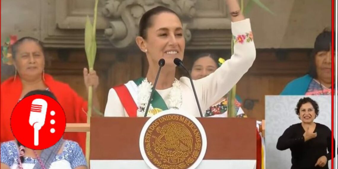 Claudia Sheinbaum llega al Zócalo como Presidenta de México; sigue su mensaje en vivo 