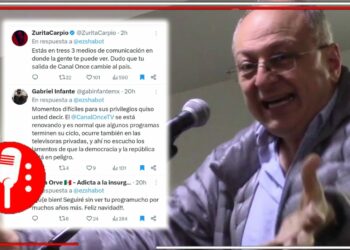 “La República y la Democracia se desvanecen”, lamenta Ezra Shabot tras la cancelación de su programa en El Once; en redes celebran la decisión de la estación